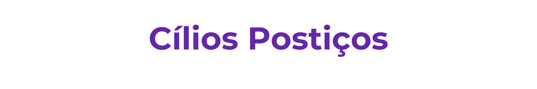 Cílios Postiços