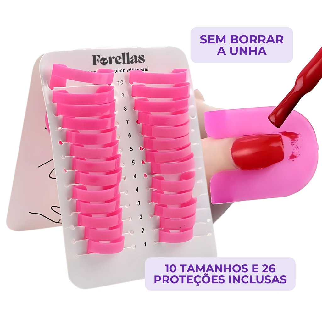 Kit Proteção para Pintar Unhas – Ficou Fácil Fazer as Unhas sem Borrar!