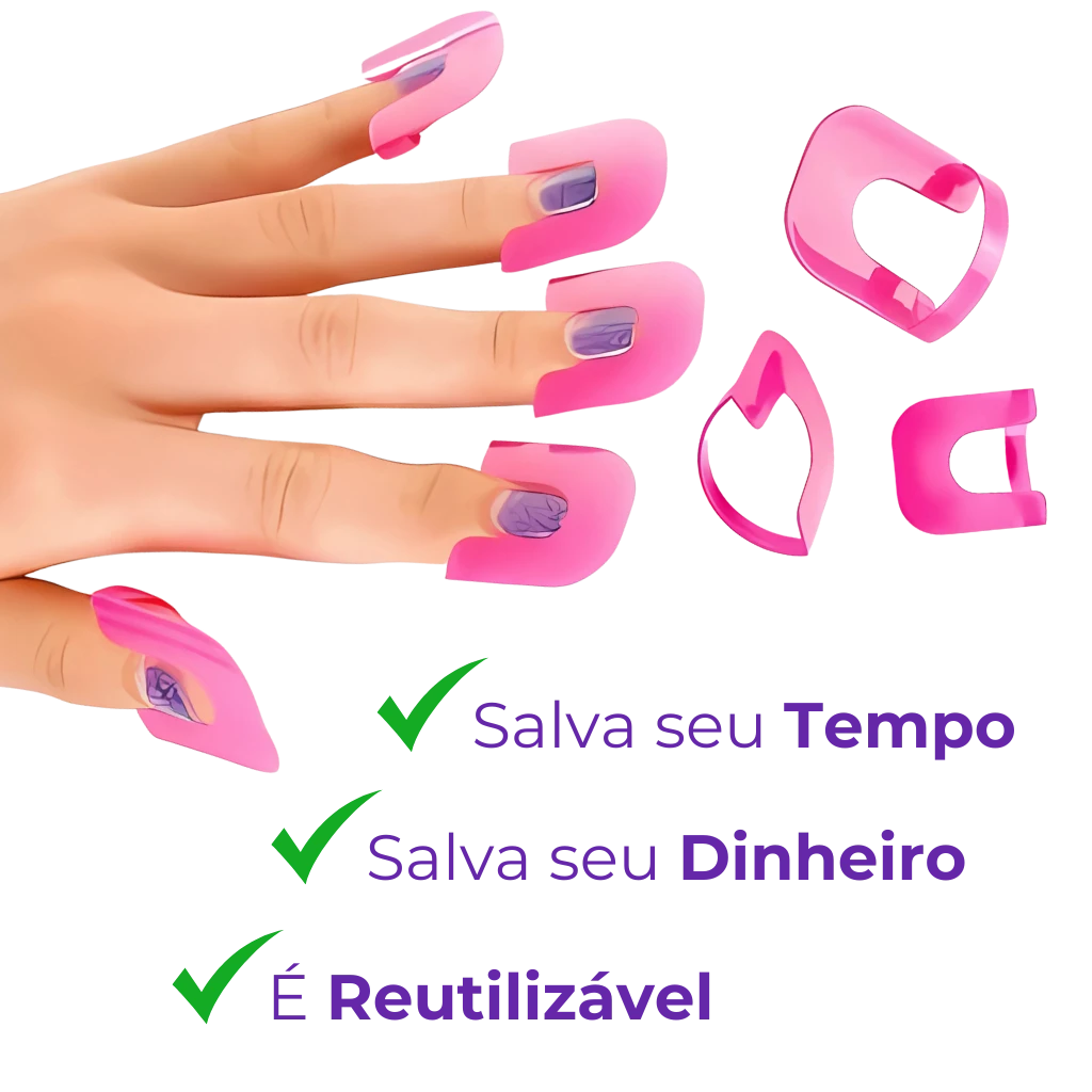 Kit Proteção para Pintar Unhas – Ficou Fácil Fazer as Unhas sem Borrar!