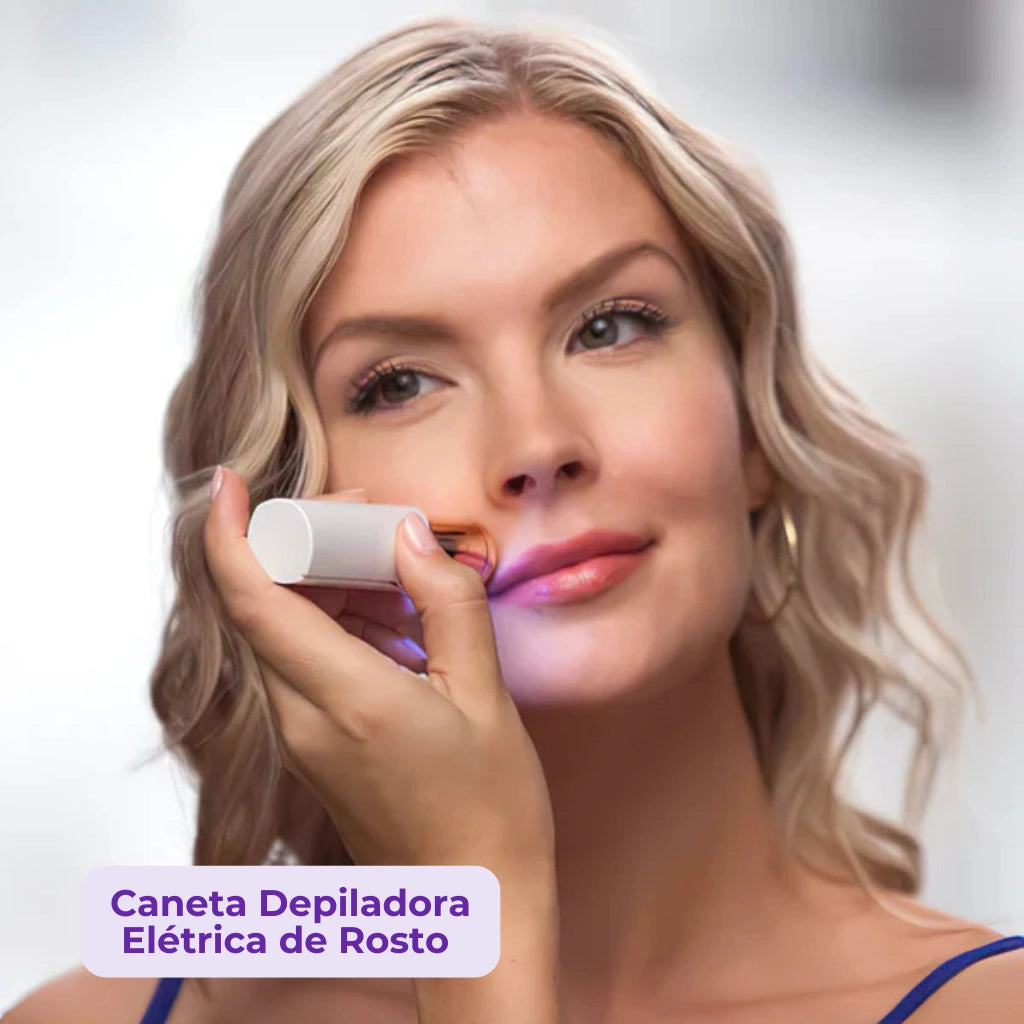 Caneta Depiladora – Kit para Sobrancelhas e Rosto!