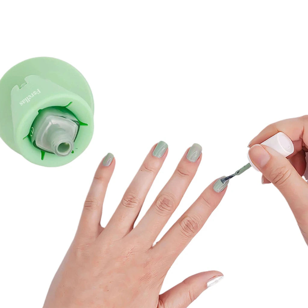 Porta Esmalte Portátil - Fixe e Pinte Sem Derramar Nada!