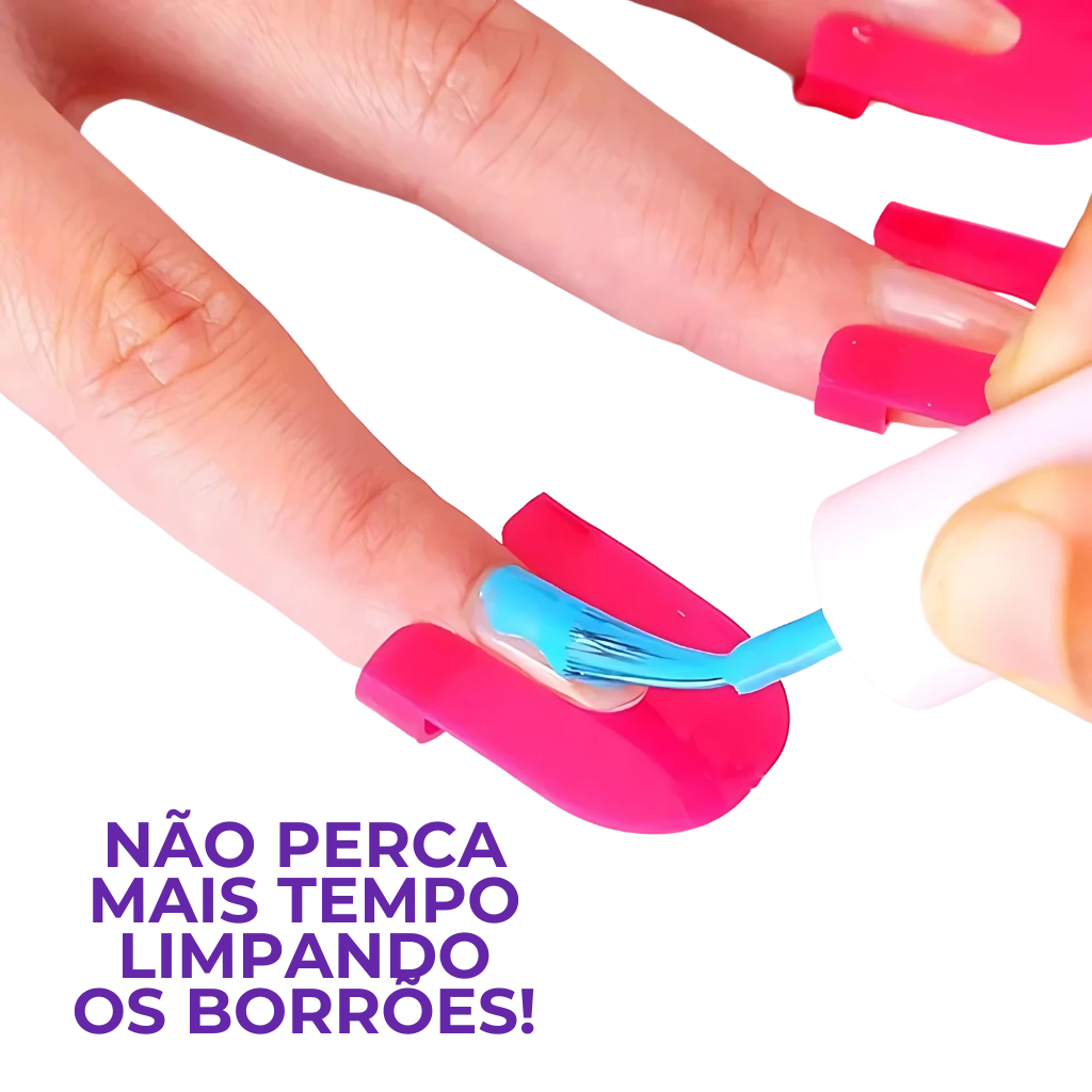 Kit Proteção para Pintar Unhas – Ficou Fácil Fazer as Unhas sem Borrar!