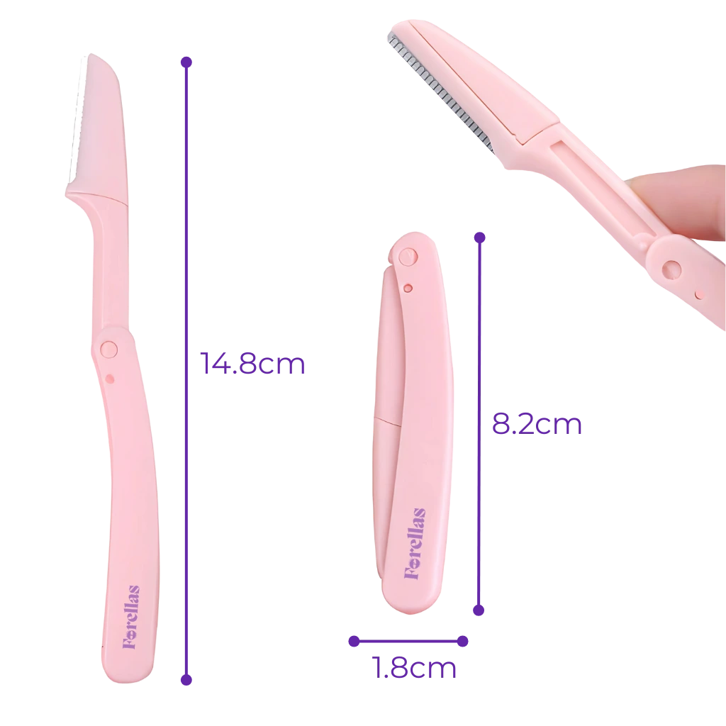 Kit 3 Lâminas - Delicadas para Depilação Facial Feminina!