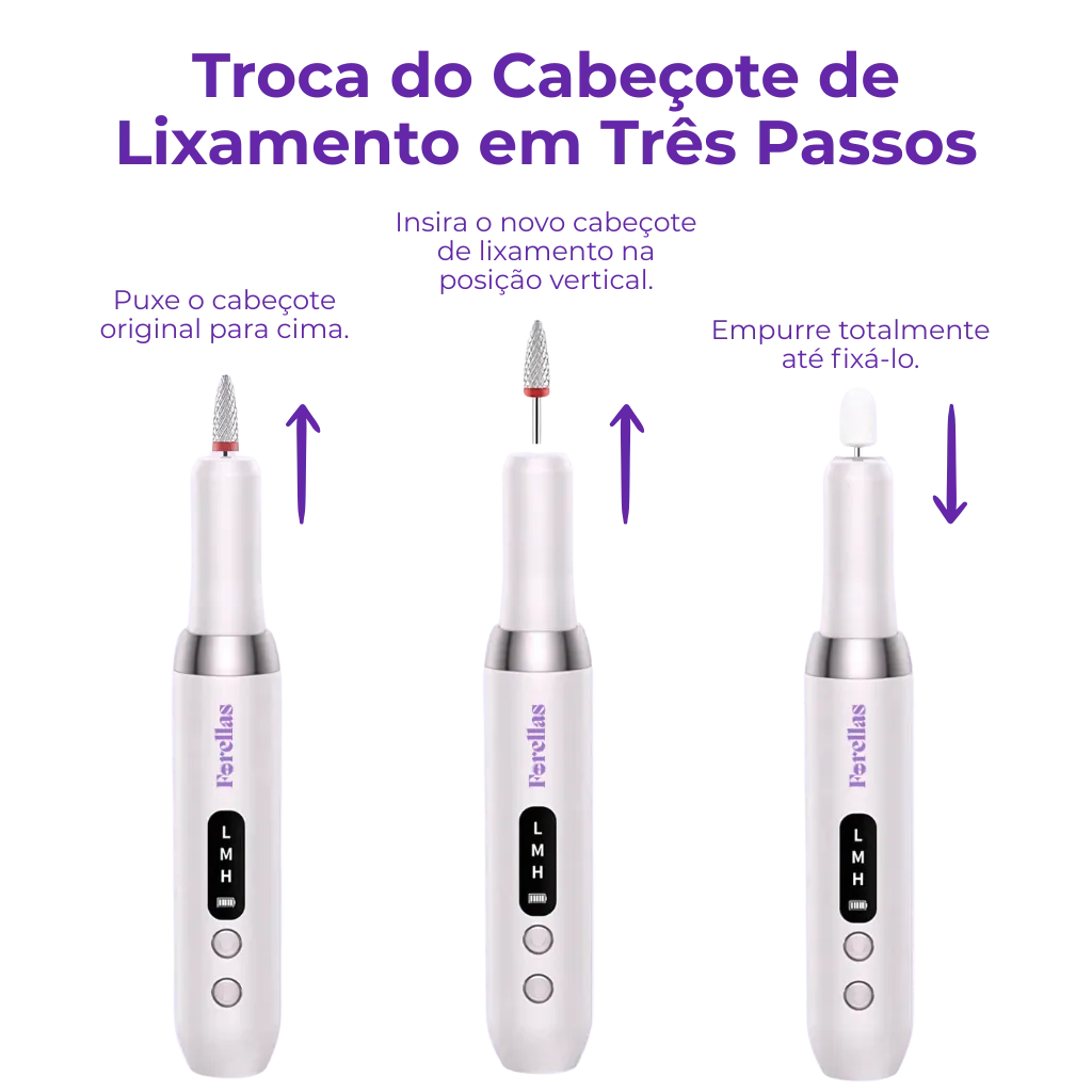 Kit Profissional Unhas - Lixe, Poli e Remova Cutículas Já!