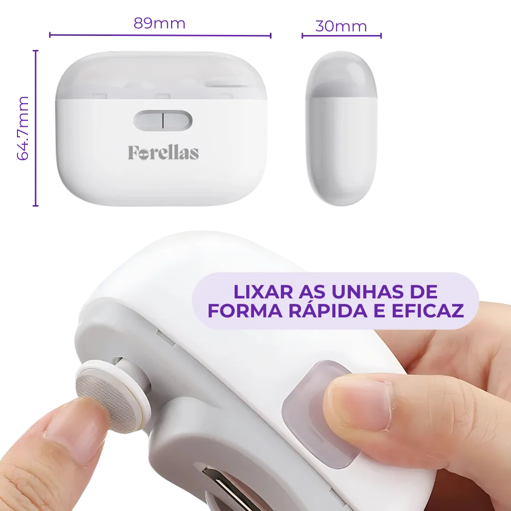 Cortador De Unha Elétrico - Rápido, Preciso e Sem Sujeira!