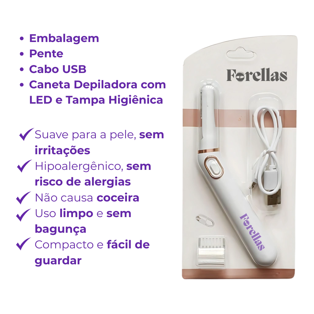 Caneta para Depilar as Virilhas - Lisinha Sem Sofrimento!