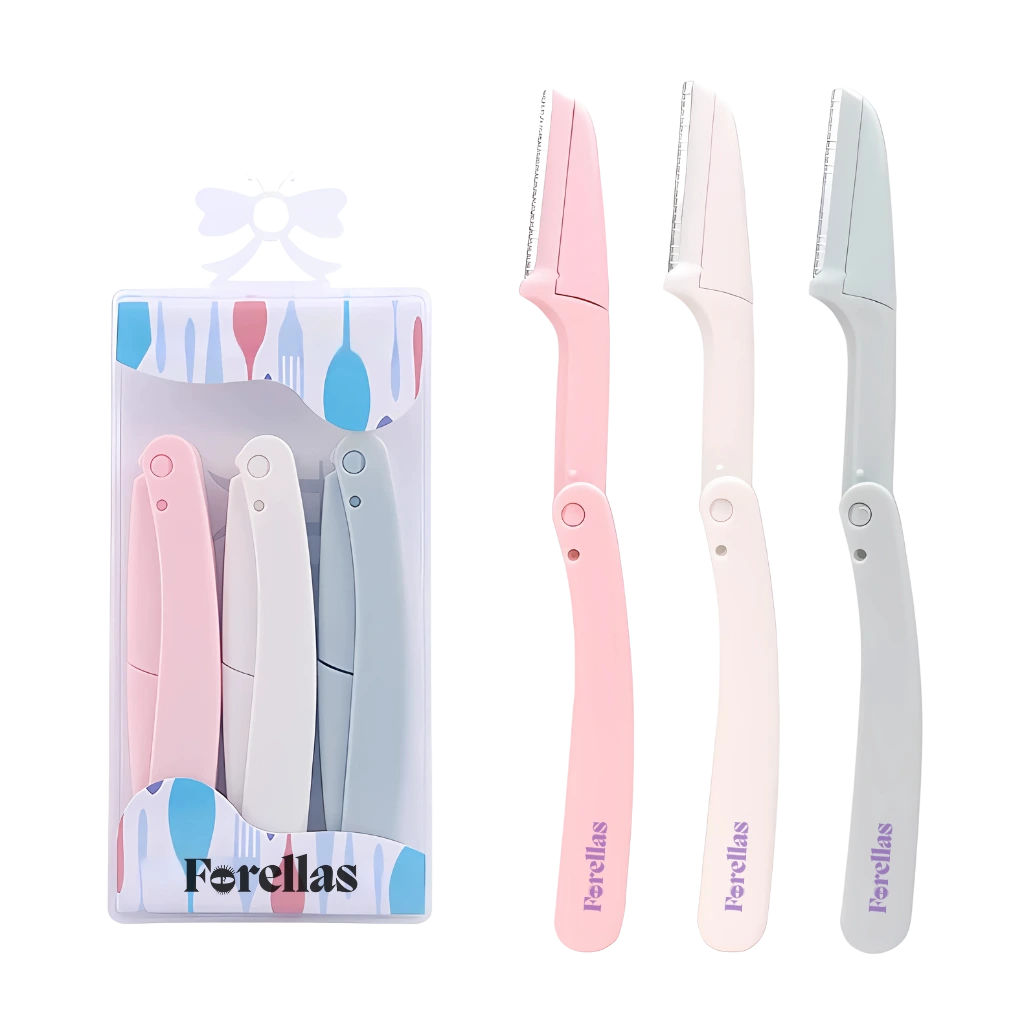 Kit 3 Lâminas - Delicadas para Depilação Facial Feminina!