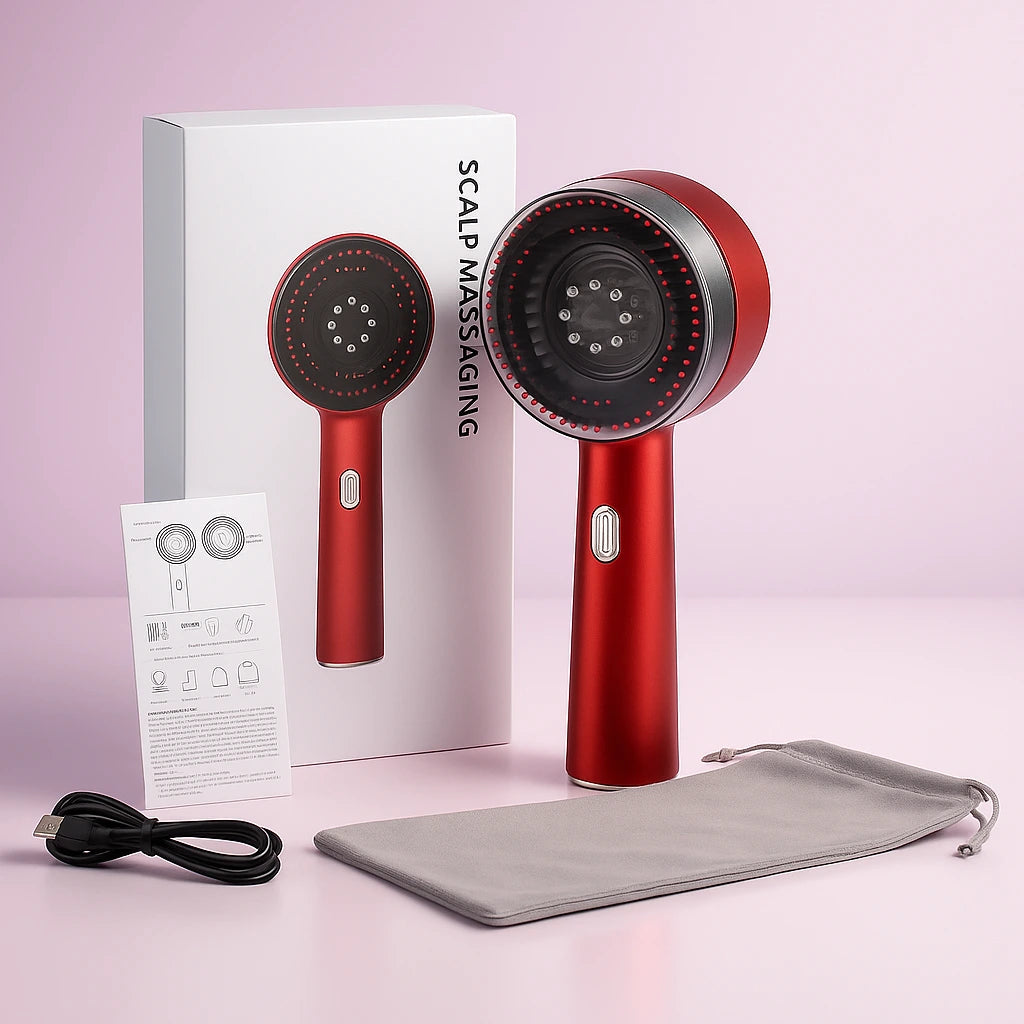 Massageador de Cabelo - Adeus Calvice Feminina!