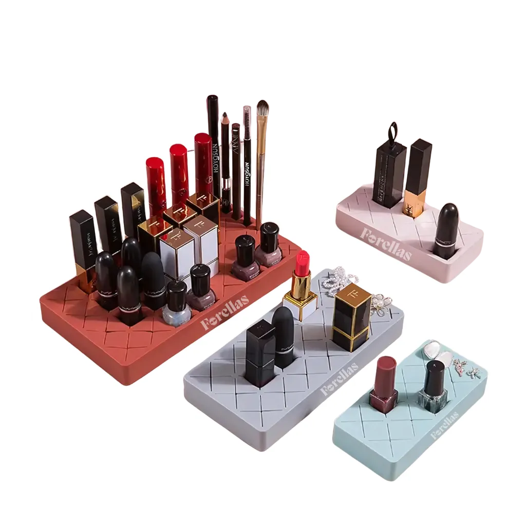 Organizador de Maquiagem em Silicone – Praticidade e Estilo para o Seu Espaço!