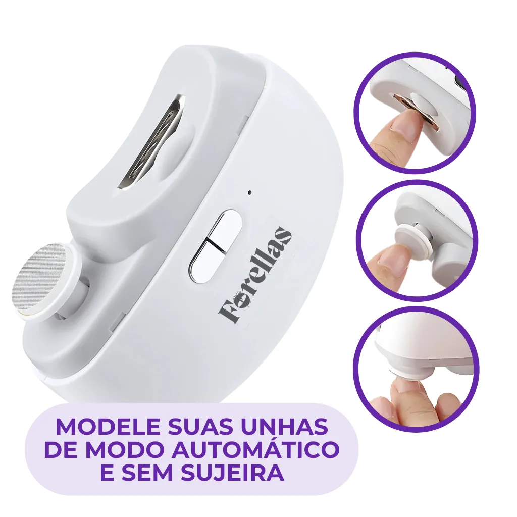 Cortador De Unha Elétrico - Rápido, Preciso e Sem Sujeira!