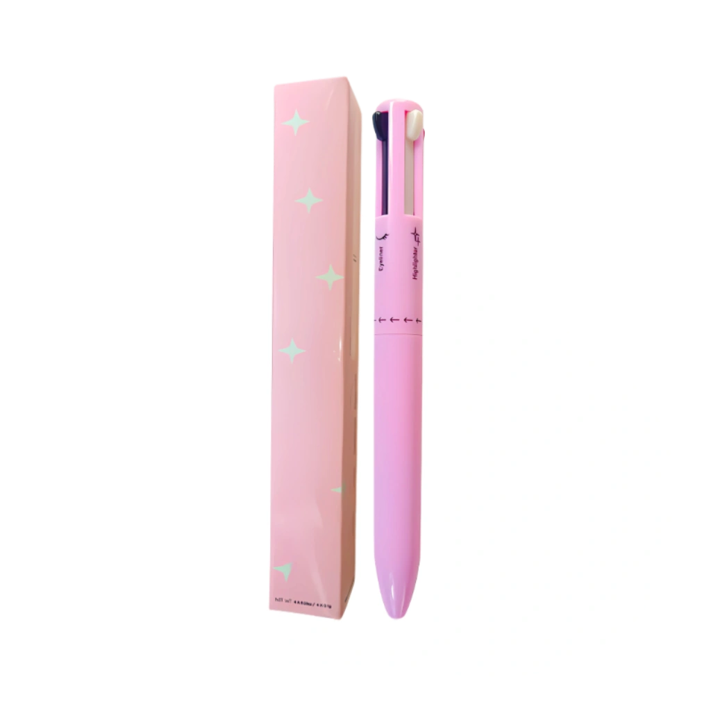 Caneta de maquiagem 4 em 1 - Delineado, Blush, Iluminador e Sobrancelha!