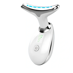 Massageador facial elétrico – Rejuvenescimento com LED!