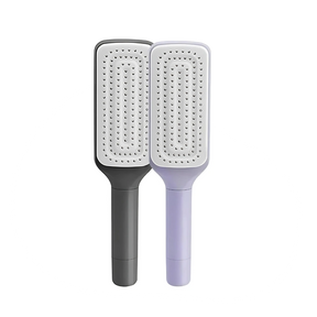 Escova de Cabelo Autolimpante - Cabelos Arrumados com Praticidade e Higiene!