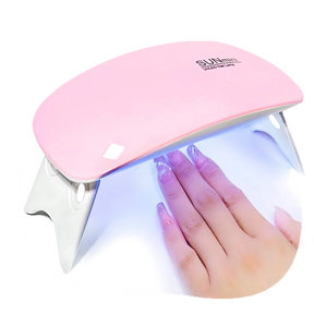 Mini Cabine de Secar Unhas - Compacto e Rápido com 6 LEDs UV!