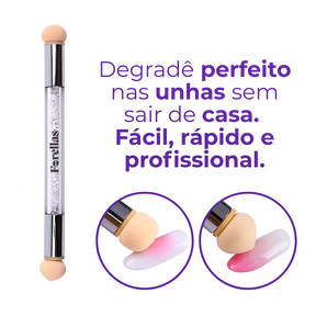 Pincel Degradê para Unhas - Faça Nail Art Fácil em Casa!