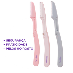Kit 3 Lâminas - Delicadas para Depilação Facial Feminina!