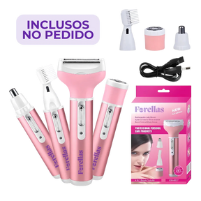 Depilador 4 em 1 - Rápido, Seguro e Resistente à Água!