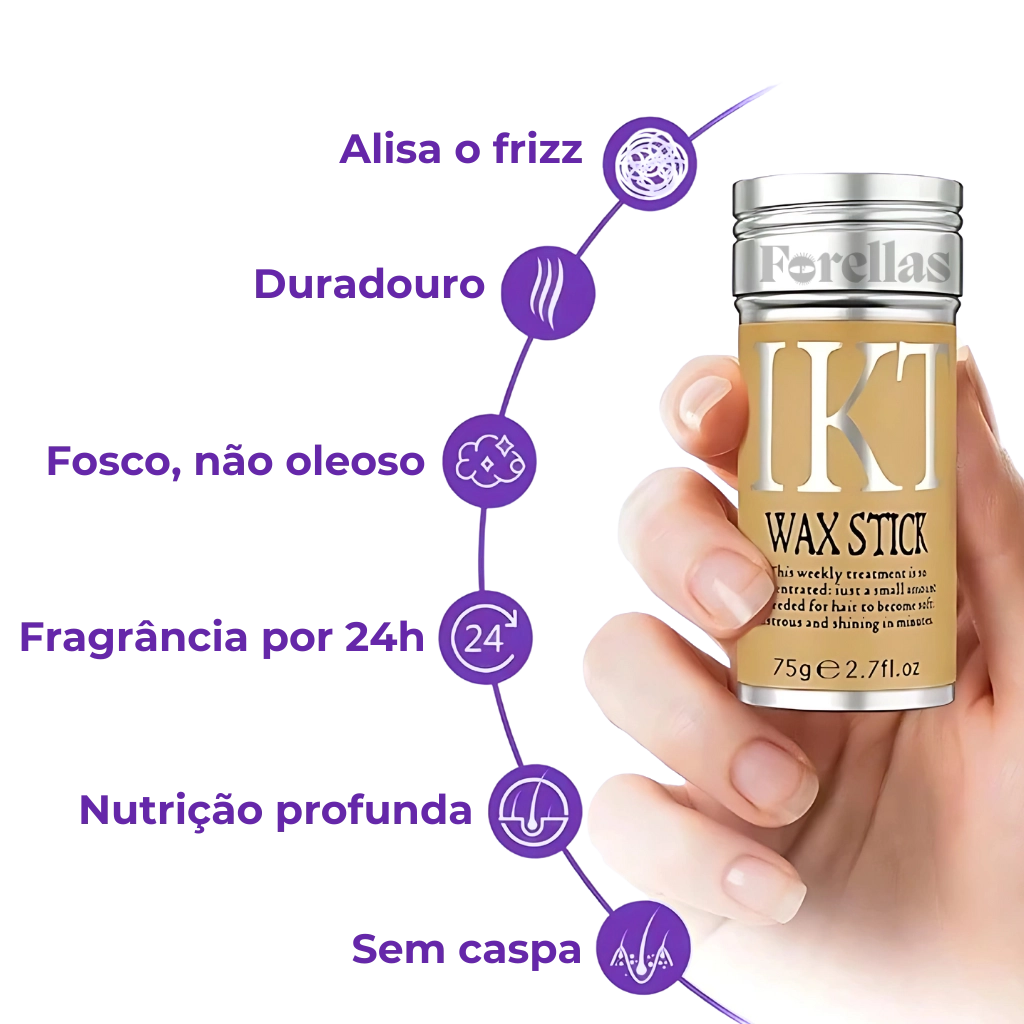 Cera para Cabelo – Controle de Frizz e Fios no Lugar!