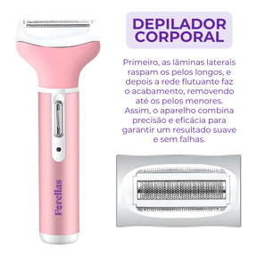 Depilador 4 em 1 - Rápido, Seguro e Resistente à Água!