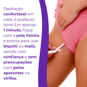 Caneta para Depilar as Virilhas - Lisinha Sem Sofrimento!