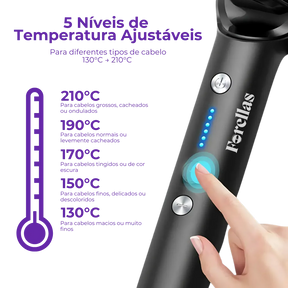 Escova Alisadora - Fios Lisos e Alinhados em Segundos!
