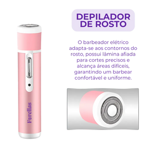 Depilador 4 em 1 - Rápido, Seguro e Resistente à Água!