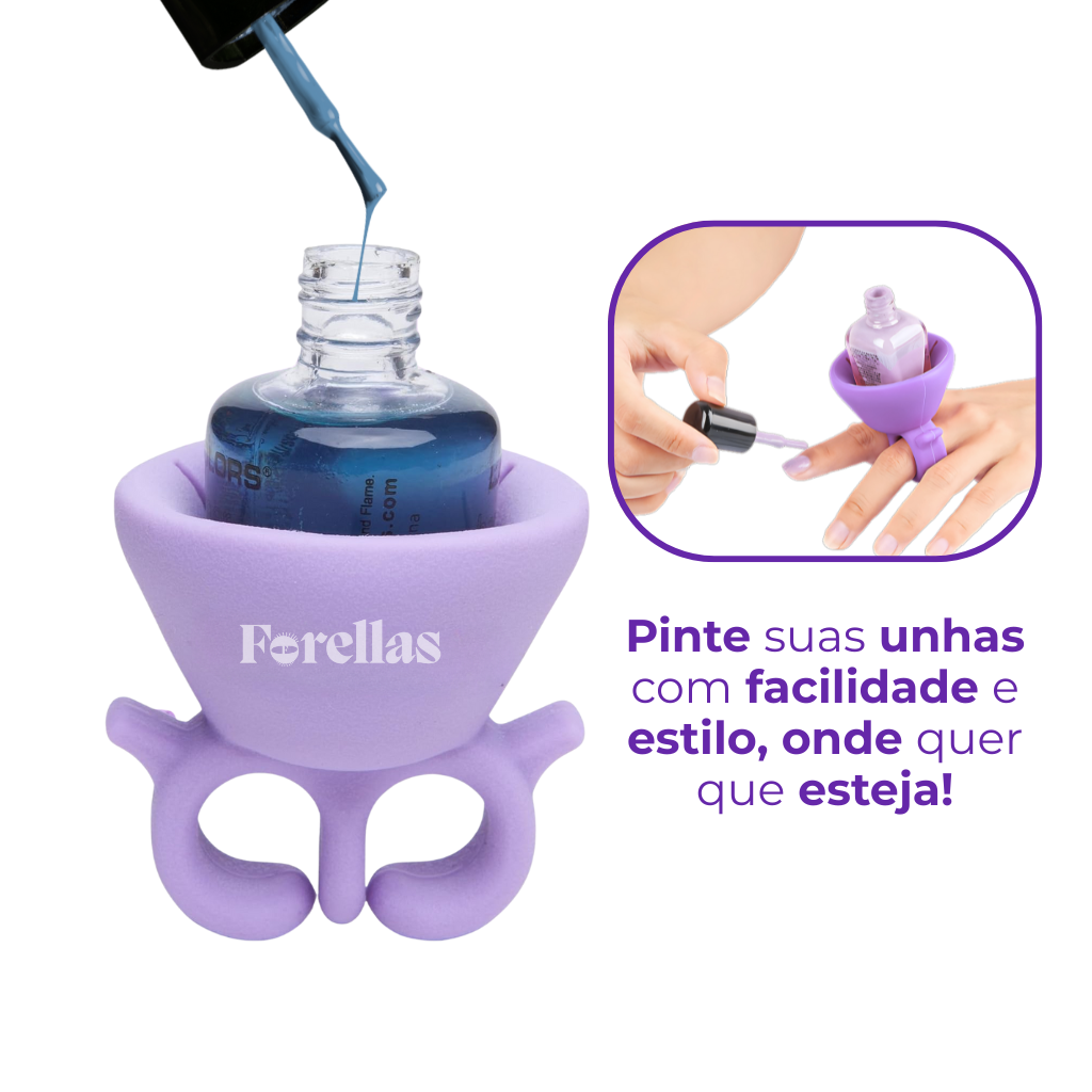 Porta Esmalte de Dedo - Pinte a Unha Onde Estiver!