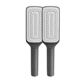 Escova de Cabelo Autolimpante - Cabelos Arrumados com Praticidade e Higiene!