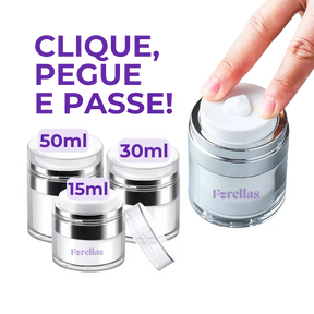 Pote de Creme a Vácuo - Feito Para Sua Rotina de Skin Care!