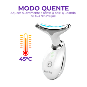 Massageador Facial LED - Rejuvenesça a Pele em Minutos!