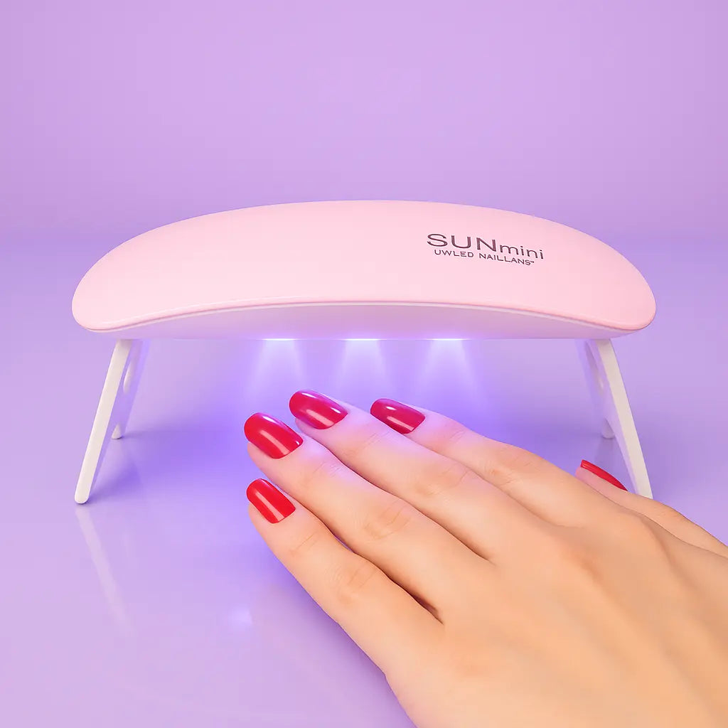 Mini Cabine UV LED - Unhas Secas em Segundos!