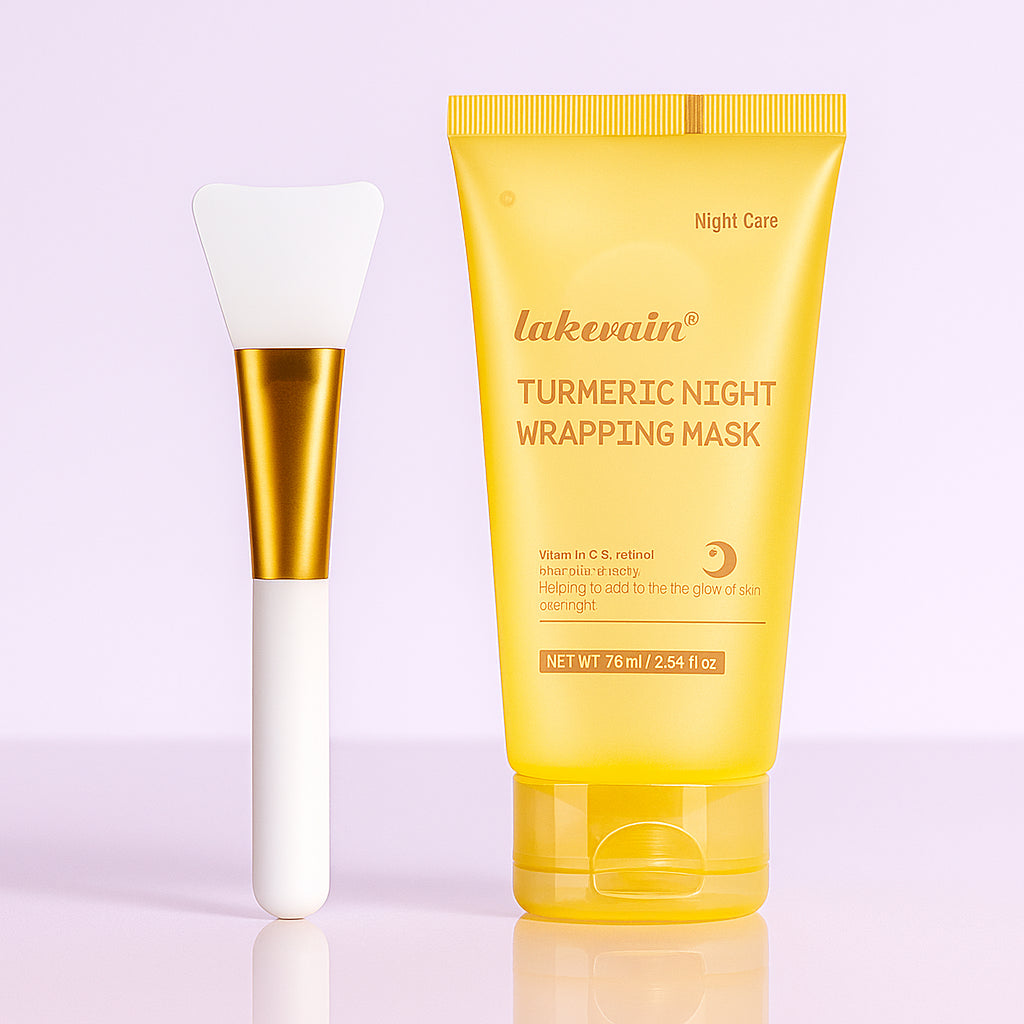 Máscara Facial de Cúrcuma Lakerain - Skin Care Noturno!