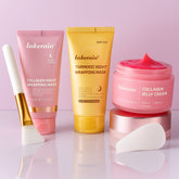Kit Skin Care Noturno com Colágeno – Máscara e Hidratante Facial