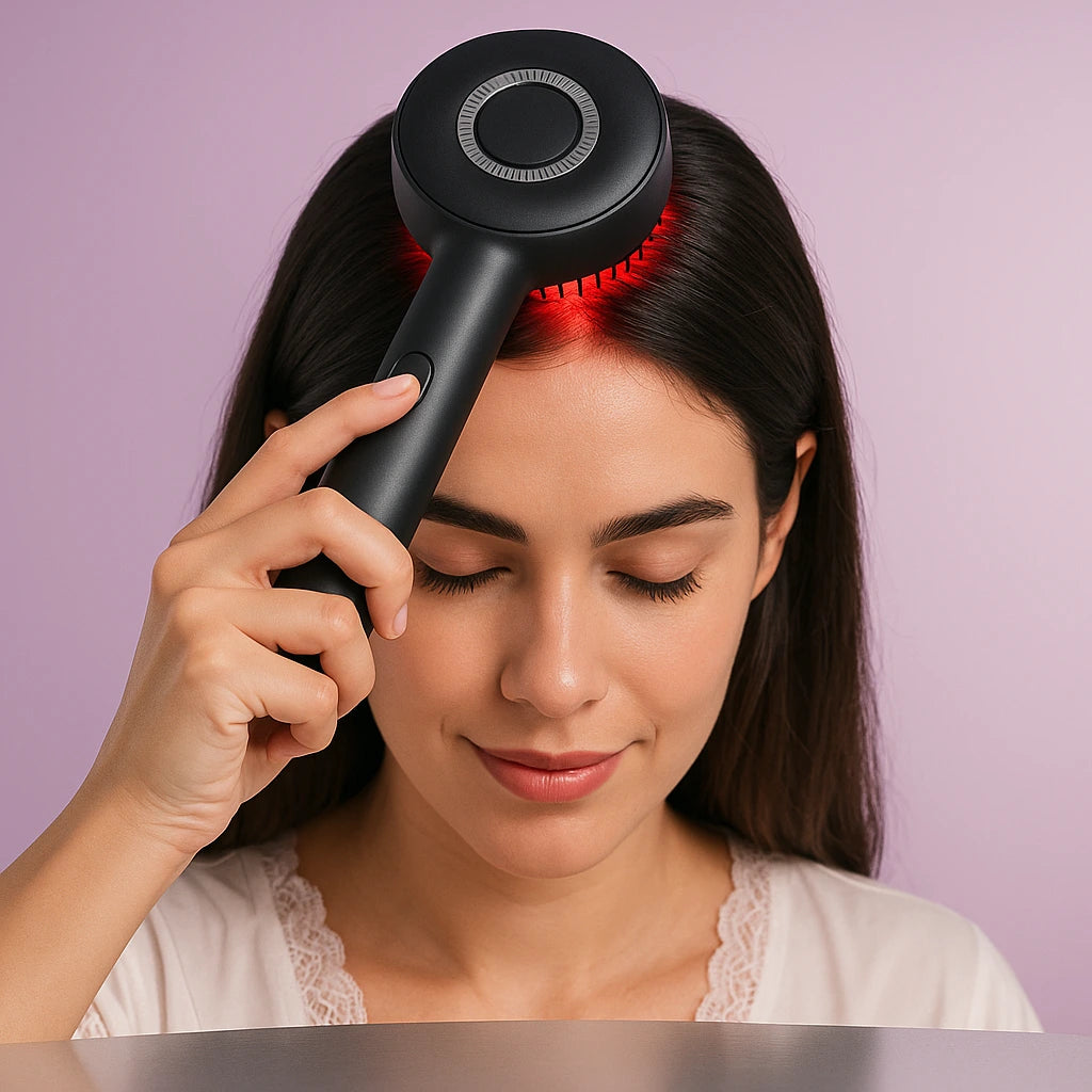 Massageador de Cabelo - Adeus Calvice Feminina!