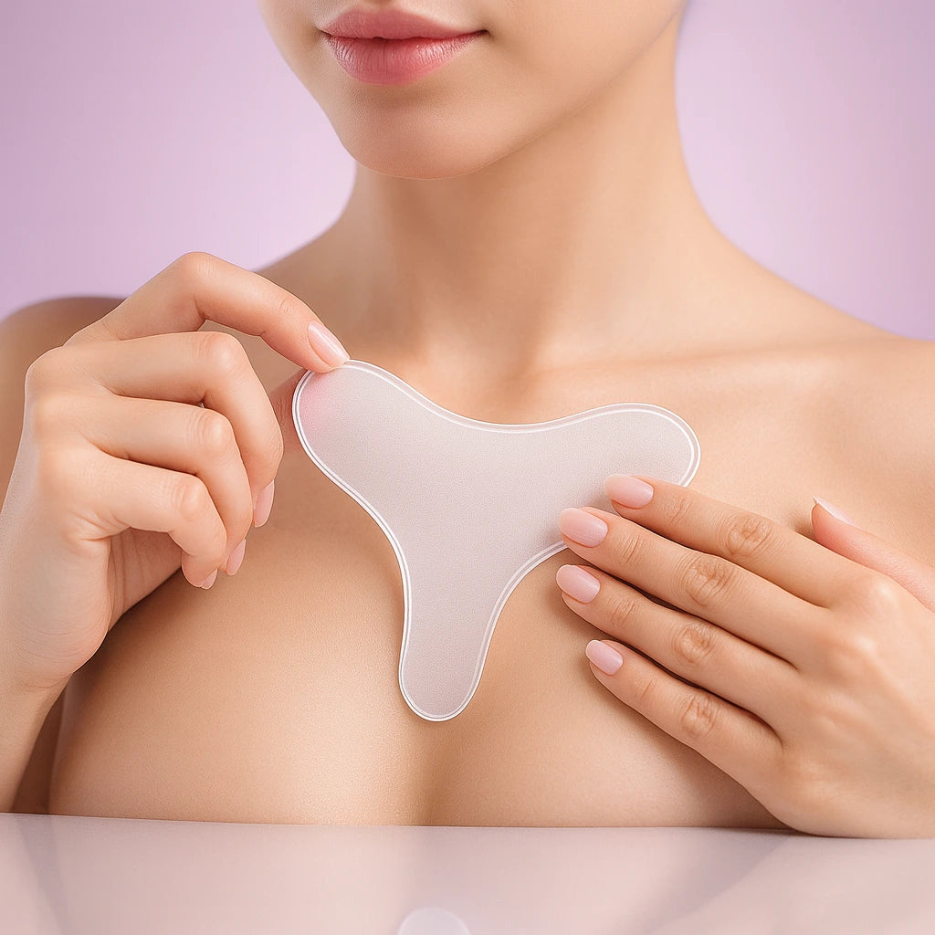 Adesivo Anti Ruga Colo Do Peito – Silicone 100% Reutilizável!